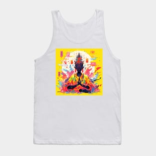 Mystical Doodle Meditator Tank Top